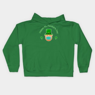 Saint Patrick's using masks Kids Hoodie